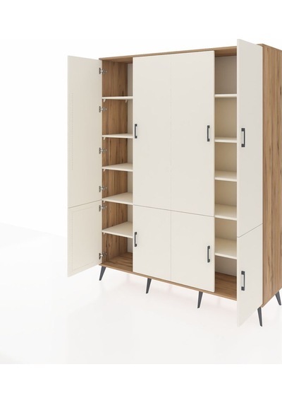 Hyperion Gardrop 10 Raflı 8 Kapaklı 176x44x221 Çam-aytaşı Aytaşı Hyperion Gardrop 10 Raflı 8 Kapaklı 176x44x221 Çam-aytaşı Aytaşı