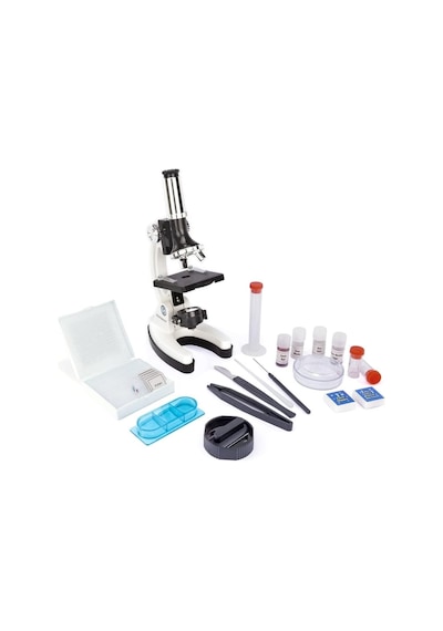Ayrex Bushman Junior Science 1200x Taşıma Çantalı Beyaz Mikroskop