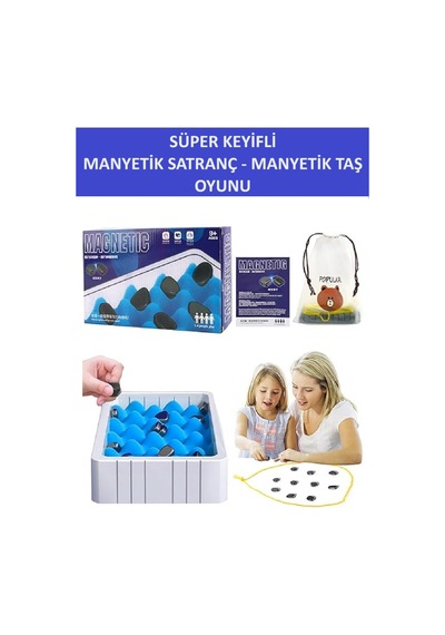 Süper Keyifli Manyetik Oyuncaklar Satranç - Manyetik Oyuncaklar Taş Oyunu - Harika Vakit Geçirmek İçin