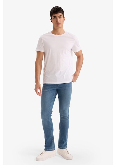 Defacto Carlo Skinny Fit Ekstra Dar Kalıp Normal Bel Ekstra Dar Paça Jean Pantolon A6943ax26spnm84 İndigo-nm84