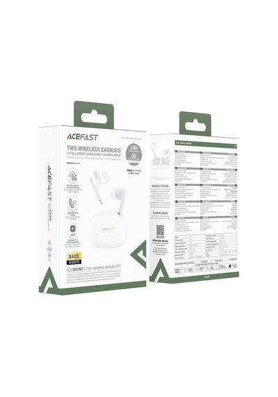 Lexroo W7 Bluetooth Kulak İçi Kulaklık - Enc Özellikli - Toplam 24 Saat Çalma Süresi - Beyaz Kulaklıklar