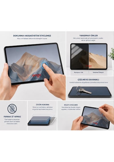 Nubia Pad Pro Mat Ekran Koruyucu 10.9 İnç 9h Nano