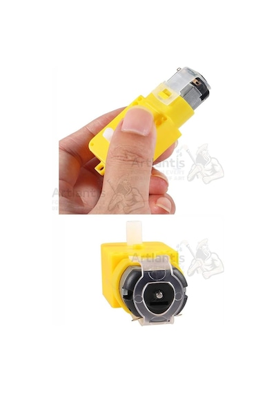 3r5 Store 1181802 Eksenli Motor Redüktörlü 6v 250 Rpm 2 Adet Sarı Dc Motor Arduino Robotik Motor... - 911497713