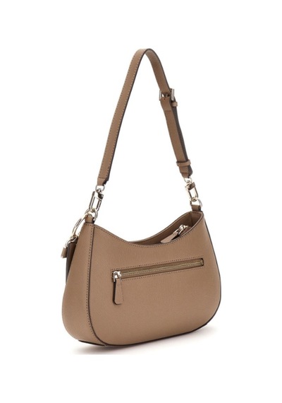 Guess Noelle Iı Top Zıp Sh-kadın Omuz Çantası -zg967218 Kahverengi