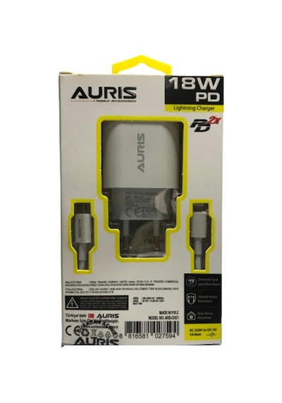 Auris Apple Uyumlu iPhone 8 10 11 12 Pro Max Usb C Hızlı Şarj Aleti Cihazı Kablo 18W