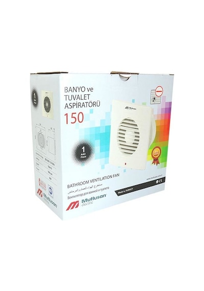 MUTLUSAN 150LİK BANYO TUVALET ASPİRATÖR (15CM)