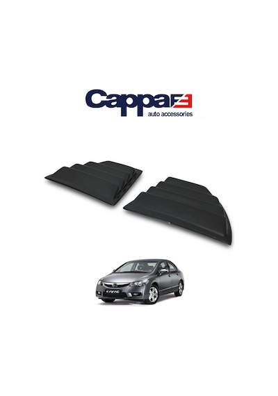 Cappafe Honda Civic 8 Kelebek Cam Rüzgarlığı 2 Parça 2006-2012 N11.53160
