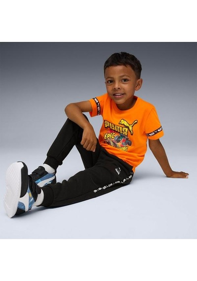 Puma Çocuk Tişört Puma X Hot Wheels Turuncu