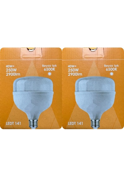 2 Adet Osaka 40w 250w Beyaz Işık E27 Duylu Kalın Duy Led Torch Ampul