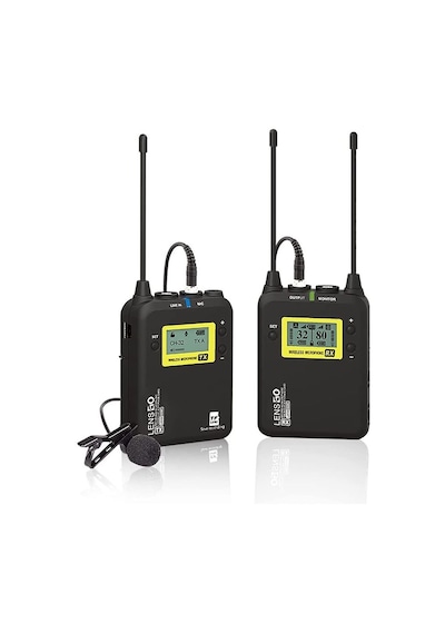 Lensgo Lwm 328C Kablosuz Tekli Yaka Mikrofonu Seti