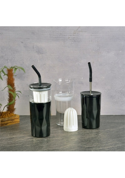 Multi Termo Cam Detox Kupa 650 Ml Siyah