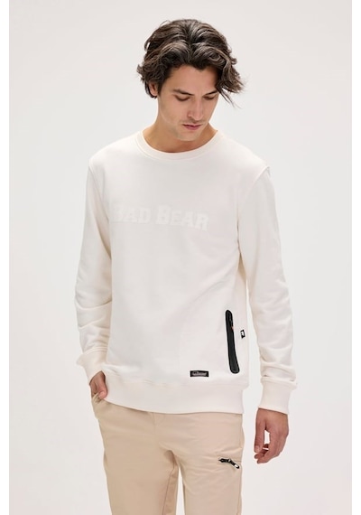 Bad Bear Marshmallow Man Marlow Crewneck 24.02.12.009-c108 BEYAZ