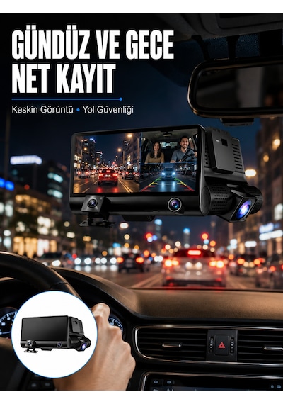 Çift Lens Araç Güvenlik Kamerası G Sensörlü Full Hd Yeni Nesil -