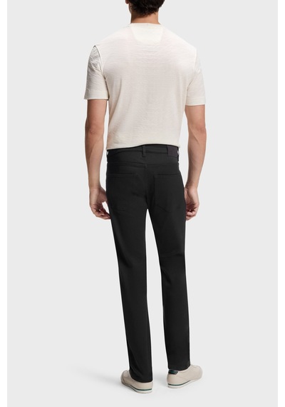 Boss Slim Fit Normal Bel Düz Paça Jeans Erkek Kot Pantolon 50556583 001 Siyah