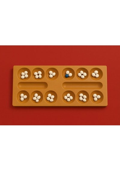 Ahşap Mancala Zeka Ve Strateji Oyunu