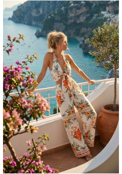 Fashion Cocktail Island Girl Vintage Bağlamalı Tropikal Halter Yaka Büstiyer Ve Lastik Bel Geniş Paça Cepli Pantolon Yazlık Bohem Boho Set Takım ekru Fashion Cocktail Island Girl Vintage Bağlamalı Tropikal Halter Yaka Büstiyer Ve Lastik Bel Geniş Paça Cepli Pantolon Yazlık Bohem Boho Set Takım ekru