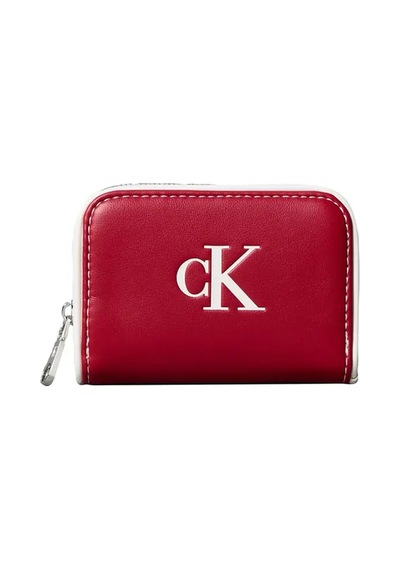 Calvin Klein Contrast Ck Medıum Z, Xll Kırmızı Kadın Cüzdan