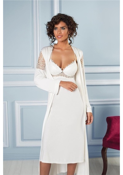 Pierre Cardin 5045 Penye Altılı Takım - Ekru Ekru
