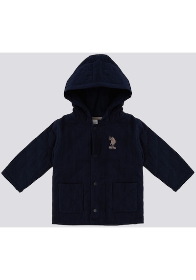 U.S. Polo Assn. U.s. Polo Assn Lacivert Cepli Kapüşonlu Bebek Mont 5274-41492 Lacivert