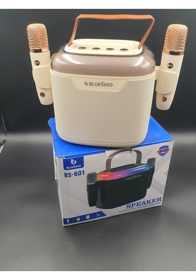 Bs-601 Bluetooth Wıreless Speaker & Karaoke Mıcrophones 13w - Beyaz