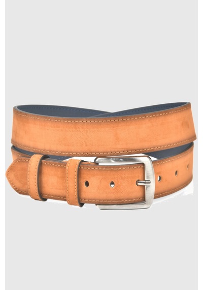 Deepsea Erkek Taba 4 Cm Eninde Süet Kemer Suni Süet Spor Kemer 2402643 Taba