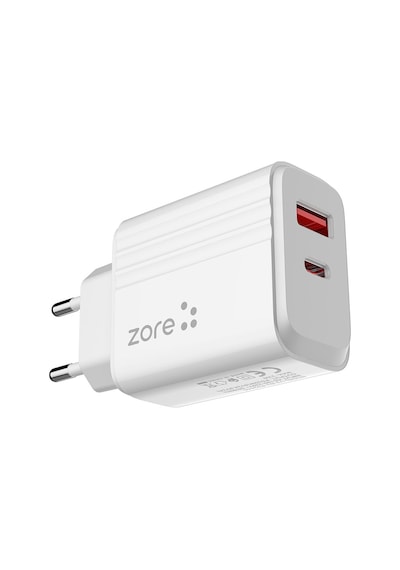 Zore Play Serisi Pl07 Type-c To Type-c 2in1 Pd Seyahat Şarj Aleti 20w .