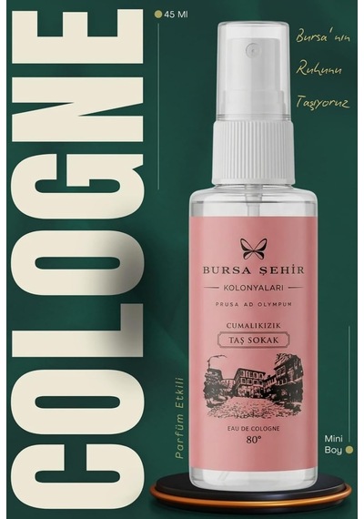 Bursa Şehir Kolonyaları Cumalıkızık Taş Sokak Eau De Cologne 80 , 45 Ml