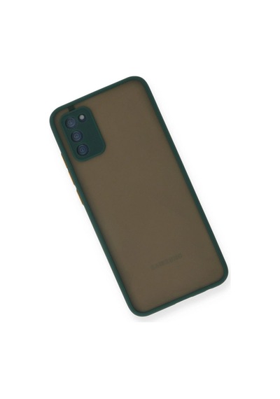 Samsung Galaxy A03s Kılıf Montreal Silikon Kapak - Yeşil