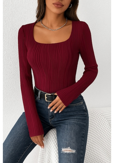 Wild Flower Bordo Elastanlı Beyaz Bluz Yüksek Bel Uzun Kollu Kare Yaka Örme Kumaş Bahar Sonbahar Kış Bluz Bordo Wild Flower Bordo Elastanlı Beyaz Bluz Yüksek Bel Uzun Kollu Kare Yaka Örme Kumaş Bahar Sonbahar Kış Bluz Bordo