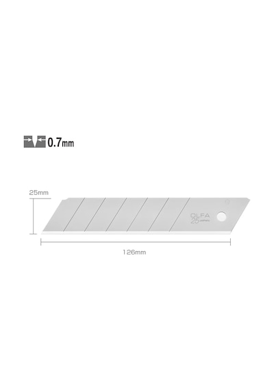 Olfa Hb-20 Standart Seri Ağır Sanayi Tipi Maket Bıçağı Yedeği 20 Li