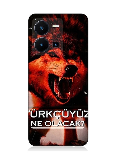 Vivo Y35 Uyumlu Türkçüyüz Ne Olacak Desenli Silikon Kılıf