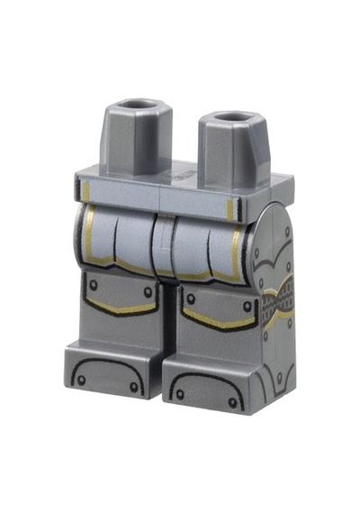Minifigür Parçaları: Legs Decorated, Bacak, Ayak: 970c00pb1684