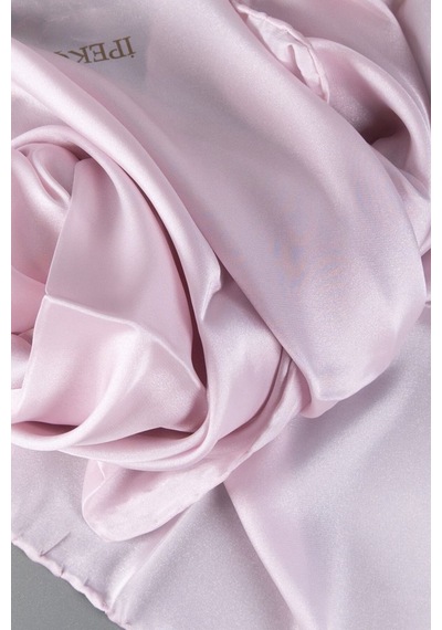 İpekçe Eşarp Kristal Düz 100 100 Açık Pembe
