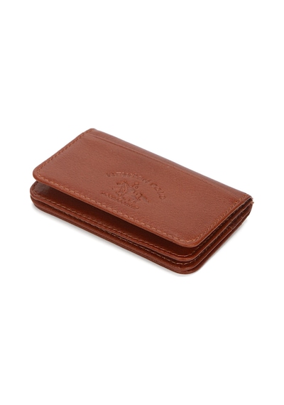 Newish Polo Hakiki Deri Kartlık Ve Cüzdan - New082 Taba