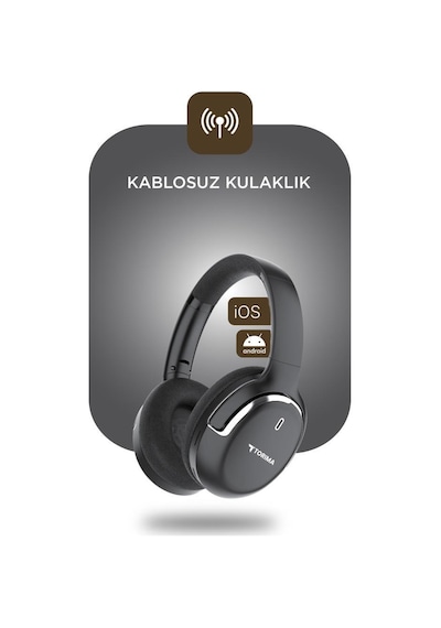 Torima HD60 Bluetooth Kulaklık Kulak Üstü Kablosuz Kulaklık