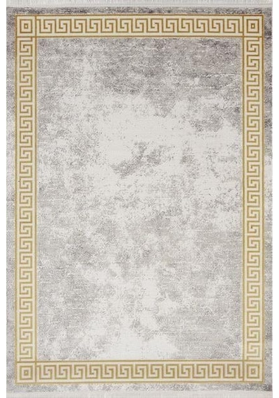 Kashe Halı Bella 4225 Gold Salon Halısı Oturma Odası Halısı Koridor Halısı Mutfak Halısı Modern Makine Halısı Gold Krem