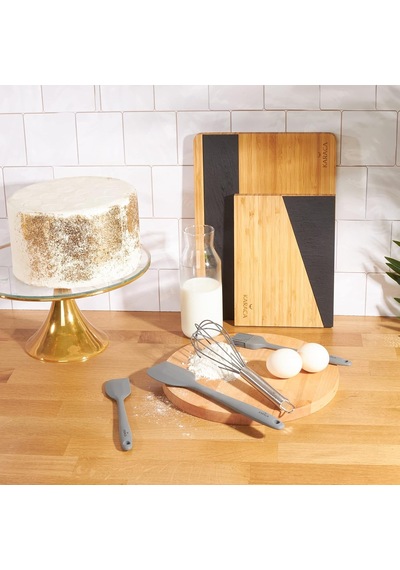 Pastry 4 Parça Pasta Hazırlık Seti Gri