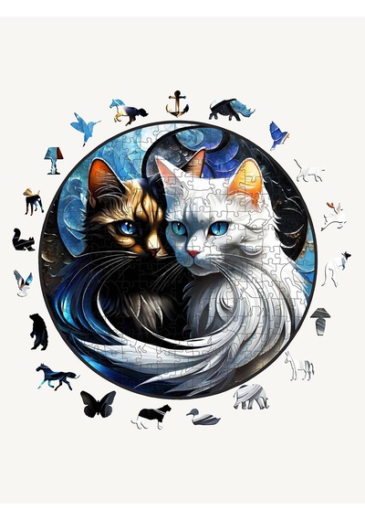 Ncpuzzles Cats, 50x50 Cm Yapboz