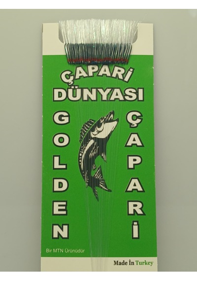 Golden 50 İğneli İstavrit Kösteği 10 No Siyah İğne -0,15 Mm Köstek Beyaz