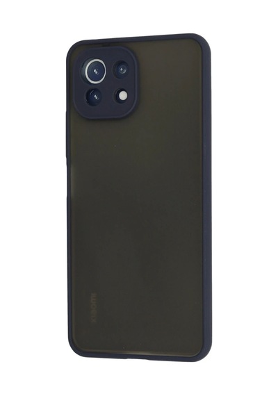 Xiaomi Mi 11 Lite Kılıf Montreal Silikon Kapak - Lacivert 0.2M-Çok Renkli
