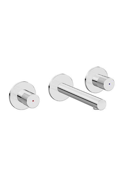 Vitra Origin Aura A43664 Ankastre Lavabo Bataryası 3 Delikli, Sıva Üstü, Krom Diğer