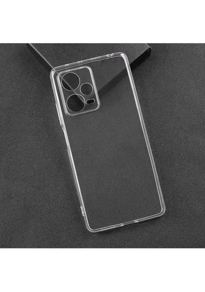 Xiaomi Poco X5 Pro Kılıf Zore Süper Silikon Kapak Renksiz