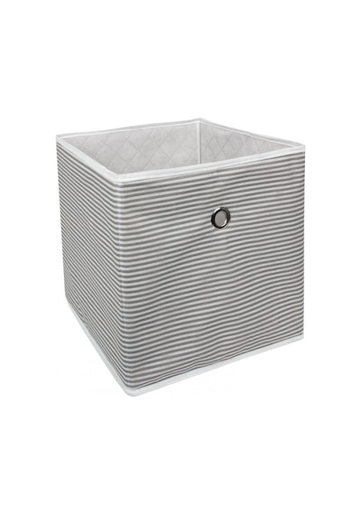 Çok Amaçlı Raf Organizer Saklama Kutusu 30 X 30 X 30 Cm Gri
