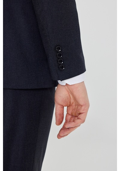 Erkek Lacı Slim Fit Dar Kesim Mono Yaka Kapak Cep Esnek Takım Elbise Lacı