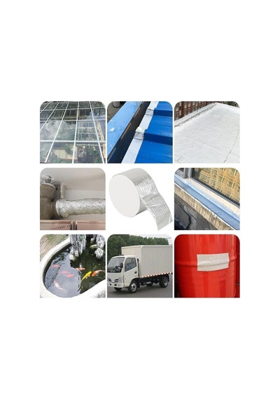 Çatı İzolasyon Bandı 2 Metre Su Sızdırmazlık Geçirmezlik Yalıtım Çamur Tamir Çatlak Boru Bant 96 Mm