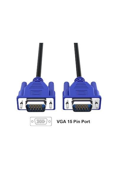 Vga Kablo Lcd Monitör Ve Projeksiyon Kablosu 1.5m