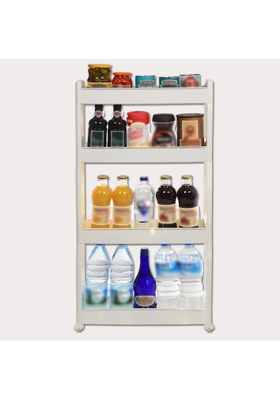 Tekerlekli Modüler Organizer Raf 4'Lü