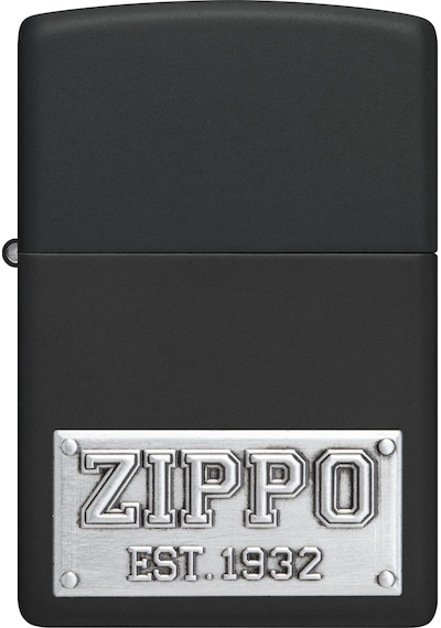 Zippo 218 Zippo Licensed Plate Emblem Çakmak