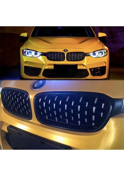 Bmw 3 Serısı 2012-18 F30 Dıamond Bobrek / Pıano Black Çerçeve