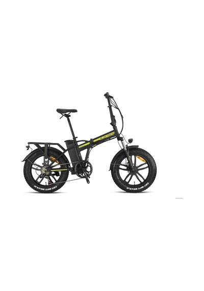 Elektrone Zuma Hidrolik Disk Fren Katlanır E- Bike Siyah Neon Sarı